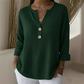 👚Top-Auswahl – Henley-Shirt mit V-Ausschnitt und Waffelstruktur – Atmungsaktiver Stoff und vielseitige Unifarben 🌿