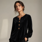 ✨🛍️Neu eingetroffen - Entspannte Samtbluse - Leicht & gepflegter Look für tägliche Eleganz