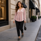 ✨🛍️Neu eingetroffen - Entspannte Samtbluse - Leicht & gepflegter Look für tägliche Eleganz
