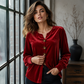 ✨🛍️Neu eingetroffen - Entspannte Samtbluse - Leicht & gepflegter Look für tägliche Eleganz
