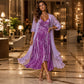 🌺Fließendes, weit geschnittenes Swing-Kleid im indischen Stil