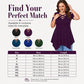 Damen Cold-Shoulder-Criss-Cross-Oberteil