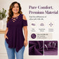 Damen Cold-Shoulder-Criss-Cross-Oberteil