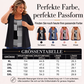 Damen-Oberteil im Farbblock-Design, Fake-Layer-Look
