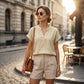 👚Damen Sommer V-Ausschnitt Oberteil✨