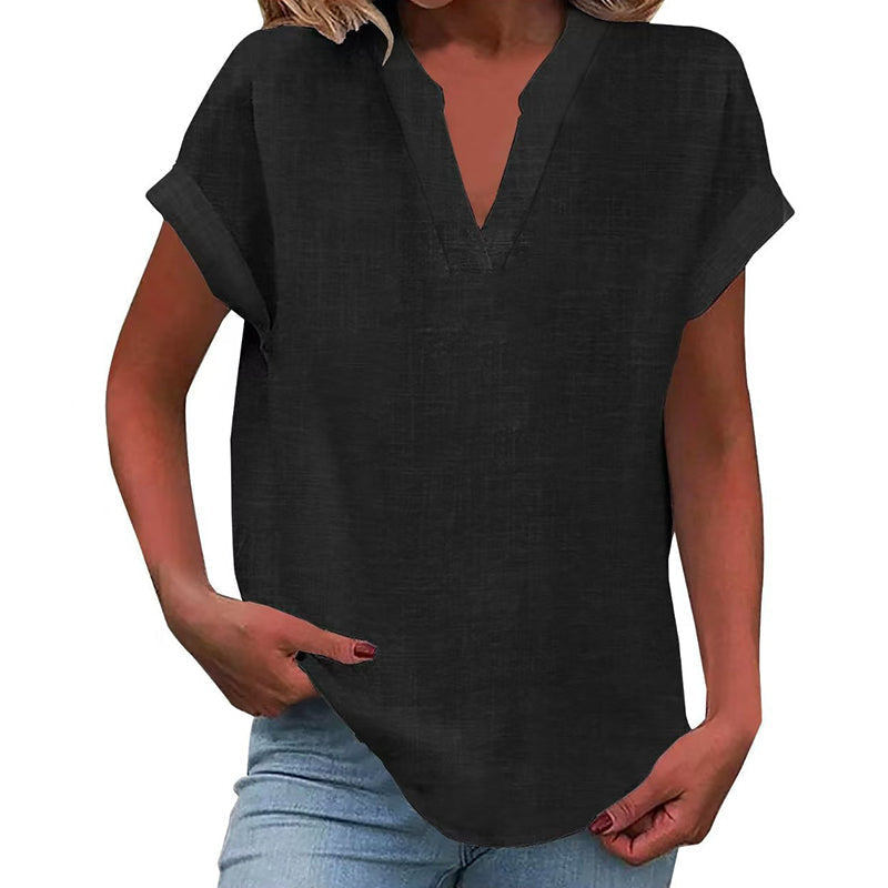 👚Damen Sommer V-Ausschnitt Oberteil✨