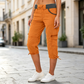 Hoch taillierte Cargo-Caprihosen für Damen