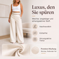 Damen-Hochweitbund-Hosen mit kontrastierenden Besätzen