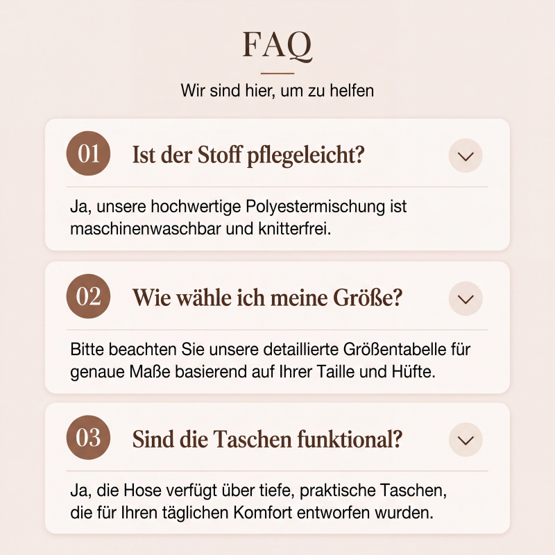 📢📢50%Rabatt!!!🎉✨Damen-Hochweitbund-Hosen mit kontrastierenden Besätzen