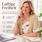 Sommerliches Fake-2-Teiler-Oberteil mit Blumenprint für Damen