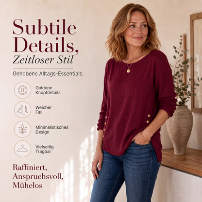 ✨🛍️Neu eingetroffen – Leinen-Oberteil mit lockerer Passform – Luftiger Komfort und klassischer Stil für lässige Tage 🍃