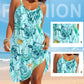 Sommerliches bedrucktes Ozean-Stil Strand-trägerloses Kleid