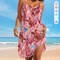 Sommerliches bedrucktes Ozean-Stil Strand-trägerloses Kleid
