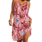 Sommerliches bedrucktes Ozean-Stil Strand-trägerloses Kleid