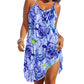 Sommerliches bedrucktes Ozean-Stil Strand-trägerloses Kleid