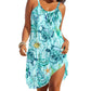 Sommerliches bedrucktes Ozean-Stil Strand-trägerloses Kleid