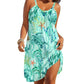 Sommerliches bedrucktes Ozean-Stil Strand-trägerloses Kleid