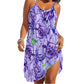 Sommerliches bedrucktes Ozean-Stil Strand-trägerloses Kleid