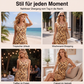 Leggeres Leoparden-A-Linien-Kleid