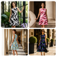 Leggeres Leoparden-A-Linien-Kleid