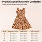Leggeres Leoparden-A-Linien-Kleid