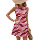 Leggeres Leoparden-A-Linien-Kleid