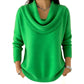⭐ Bestseller – Pailletten-Pullover mit elegantem Kragen – weich und wärmend 🧣