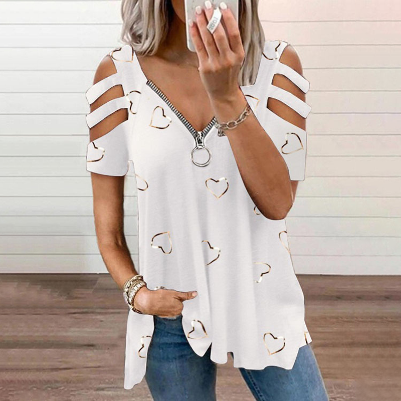 Bestseller💕 Cold-Shoulder-Oberteil – Modischer Ausschnitt & leichte Kombinierbarkeit für jeden Look