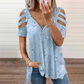 Bestseller💕 Cold-Shoulder-Oberteil – Modischer Ausschnitt & leichte Kombinierbarkeit für jeden Look