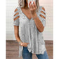 Bestseller💕 Cold-Shoulder-Oberteil – Modischer Ausschnitt & leichte Kombinierbarkeit für jeden Look