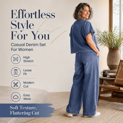 Damen lässige verkürzte Jeans mit geradem Bein