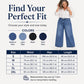 Damen lässige verkürzte Jeans mit geradem Bein