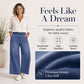 Damen lässige verkürzte Jeans mit geradem Bein