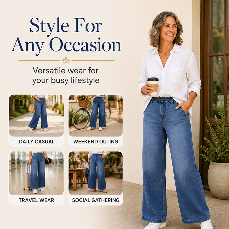 Damen lässige verkürzte Jeans mit geradem Bein