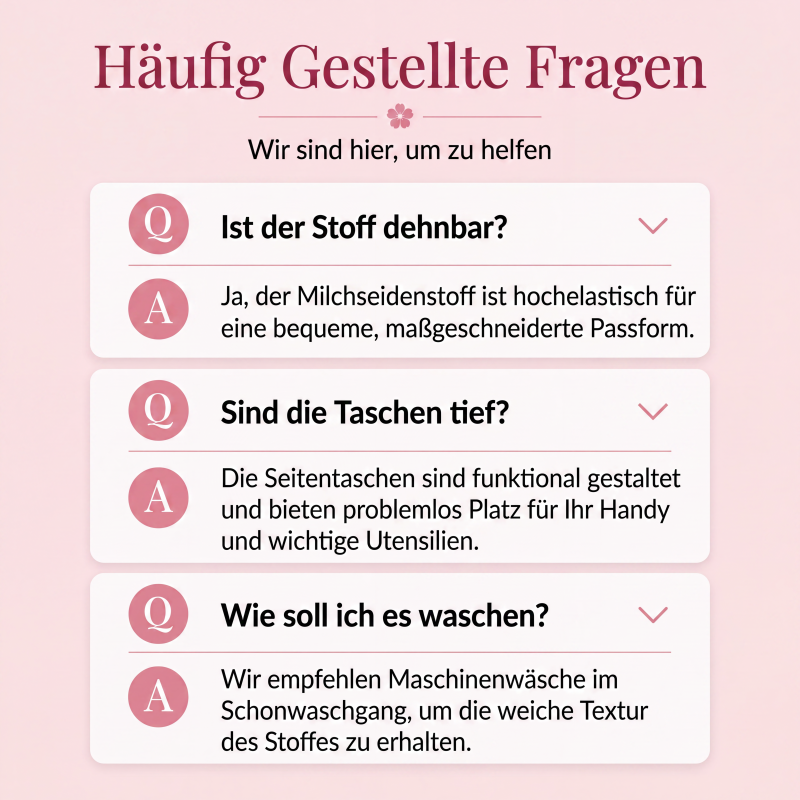 Elegantes Damenkleid mit V-Ausschnitt und Blumendruck
