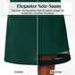 Elegantes A-Linien-Kleid mit Wasserfallausschnitt und Spitzenärmeln
