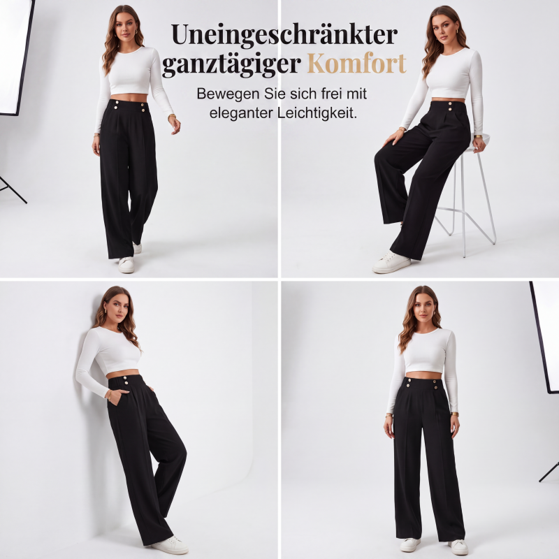 Hochhausige Weite Hosen für Damen