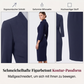 Elegantes figurbetontes Kleid mit Stehkragen und V-Ausschnitt
