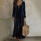 Elegantes Damen-Maxikleid mit langen Ärmeln