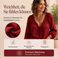 Locker sitzende Damenbluse mit Rüschen und Bindekragen