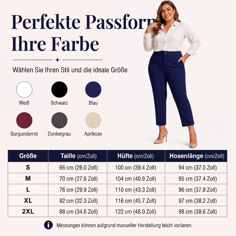 📢📢50%Rabatt!!!🎉⭐ 4,9 Sterne – nicht ohne Grund! Hochtaillierte Damen-Cropped-Anzughosen