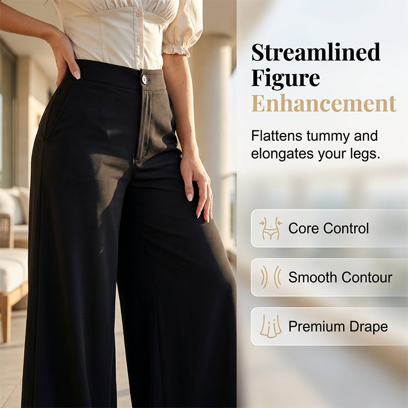 Damen bequeme, locker sitzende Palazzo-Loungewear-Hose.