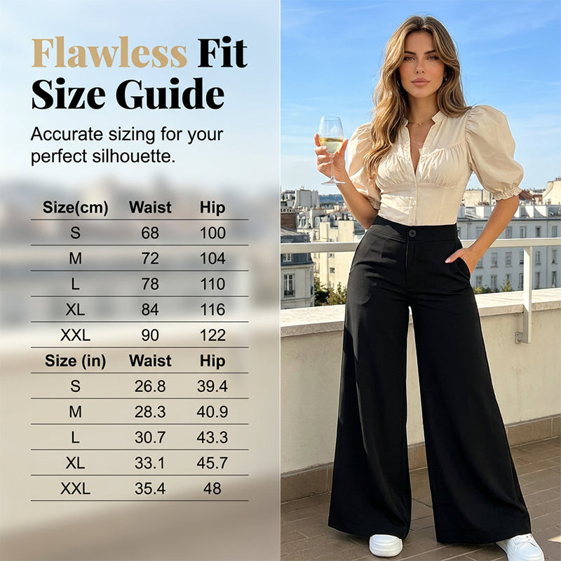 Damen bequeme, locker sitzende Palazzo-Loungewear-Hose.
