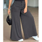 Damen bequeme, locker sitzende Palazzo-Loungewear-Hose.