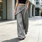 💎 Der Sommerhit 2026 – der Wahnsinn!✨Damenhose mit asymmetrischem Wickelausschnitt und weitem Bein