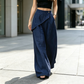 💎 Der Sommerhit 2026 – der Wahnsinn!✨Damenhose mit asymmetrischem Wickelausschnitt und weitem Bein