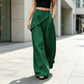 💎 Der Sommerhit 2026 – der Wahnsinn!✨Damenhose mit asymmetrischem Wickelausschnitt und weitem Bein