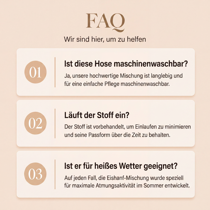Hoch taillierte gerade geschnittene Damenhose mit Kordelzug