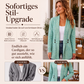 Damen lässiger zweireihiger Strickcardigan