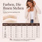Damen lässiger zweireihiger Strickcardigan